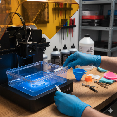 L'entretien de votre imprimante 3D à résine : Un art de précision 